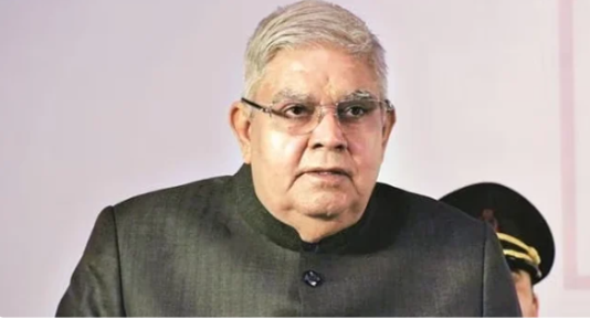 ജു​ഡീ​ഷ​റി​ക്കെ​തി​രേ ആ​ഞ്ഞ​ടി​ച്ച് ഉ​പ​രാഷ്‌ട്രപ​തി