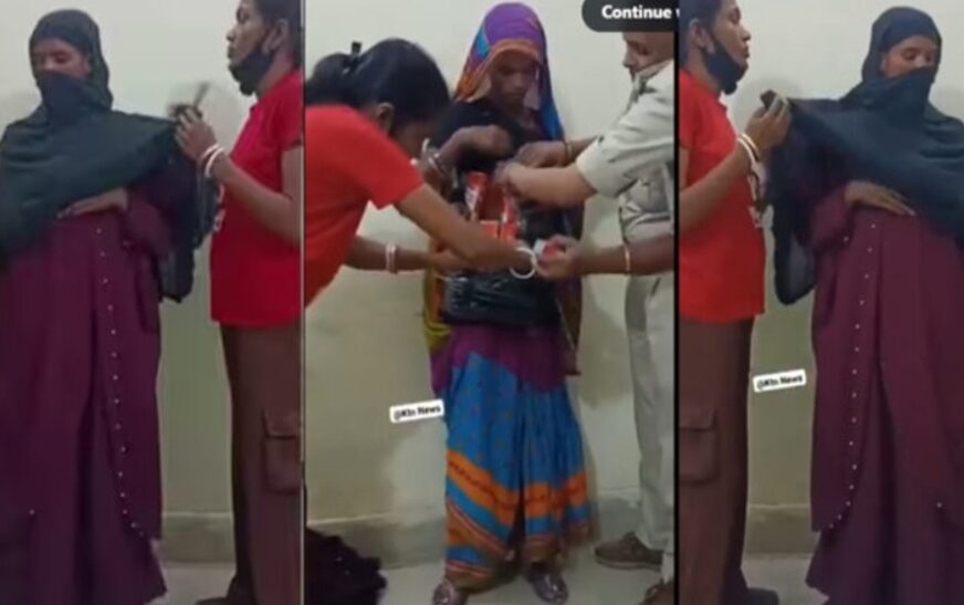 പർദ്ദയ്‌ക്കുള്ളിൽ ഒളിപ്പിച്ച് മദ്യം കടത്തൽ; രണ്ട് യുവതികൾ പിടിയിൽ