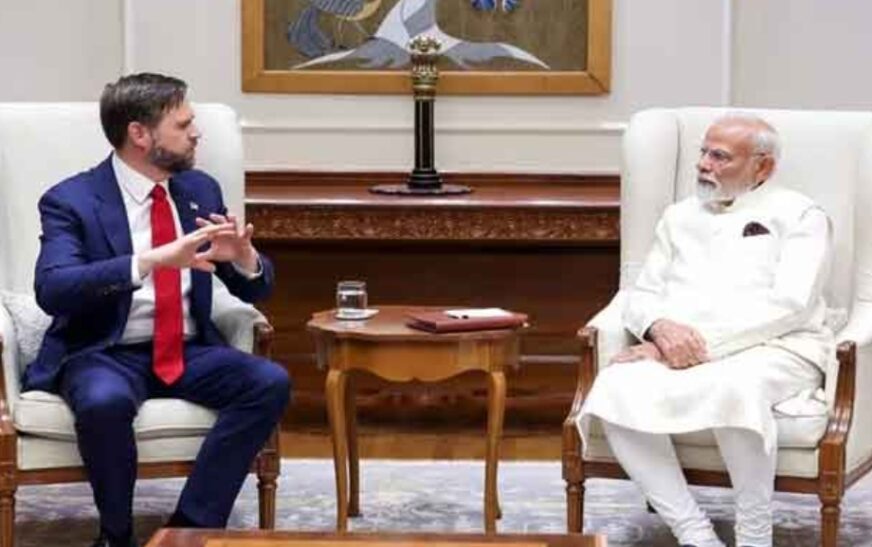 നരേന്ദ്രമോദി – ജെ.ഡി വാന്‍സ് കൂടിക്കാഴ്ച പൂര്‍ത്തിയായി
