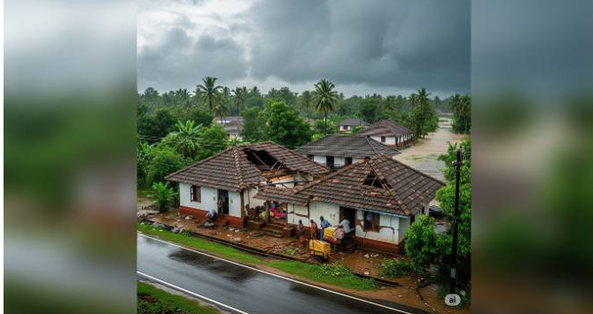 മഴക്കെടുതി ; പത്തനംതിട്ട ജില്ലയില്‍ 197 വീടുകള്‍ ഭാഗികമായി തകര്‍ന്നു