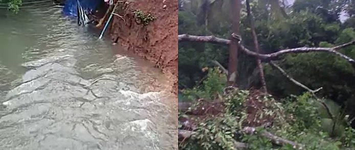 മഴക്കെടുതി ; പത്തനംതിട്ട ജില്ലയില്‍ 250 വീടുകള്‍ ഭാഗികമായി തകര്‍ന്നു