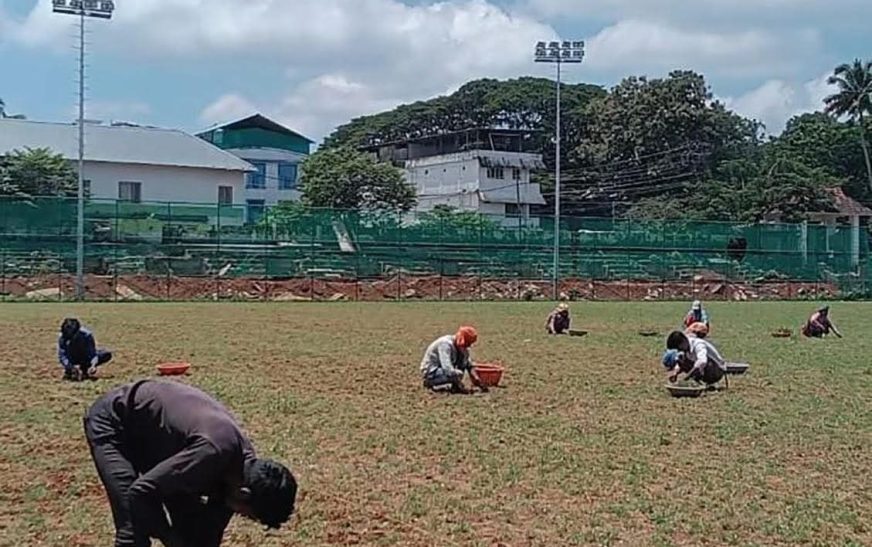 ചങ്ങനാശ്ശേരി മുനിസിപ്പൽ സ്റ്റേഡിയം നവീകരണം അതിവേഗം മുന്നോട്ട്     സെപറ്റംബറോടെ പൂർത്തിയാകും