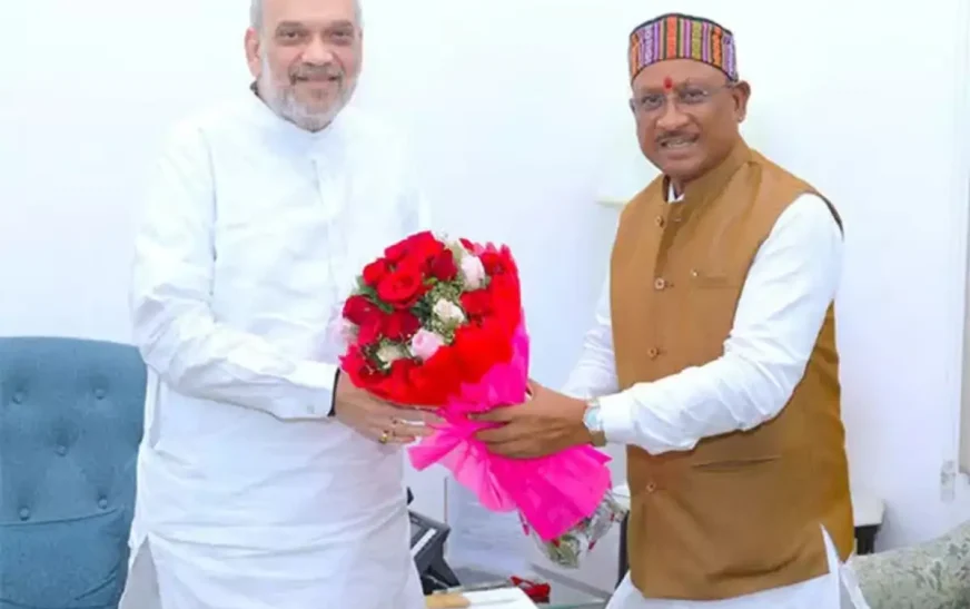 ഛത്തിസ്ഗഡ് മുഖ്യമന്ത്രി അമിത് ഷായുമായി കൂടിക്കാഴ്ച നടത്തി