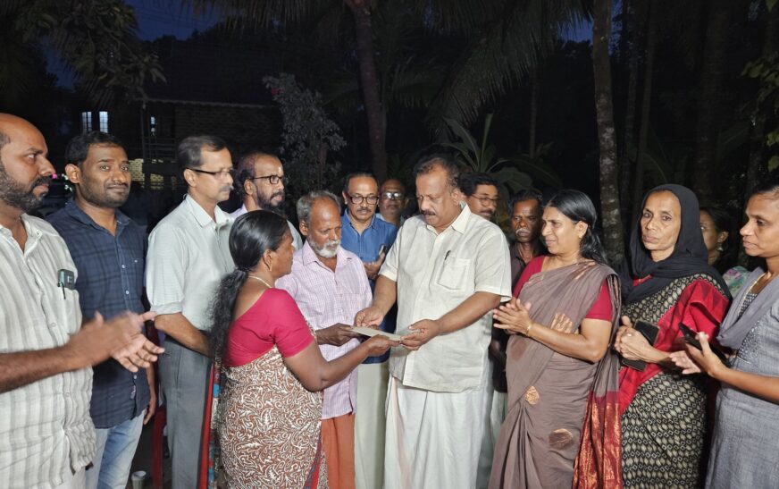 മുഖ്യമന്ത്രിയുടെ ദുരിതാശ്വാസ നിധി തുണയായി; ബാബുവിന് പുതിയ വീടൊരുങ്ങും