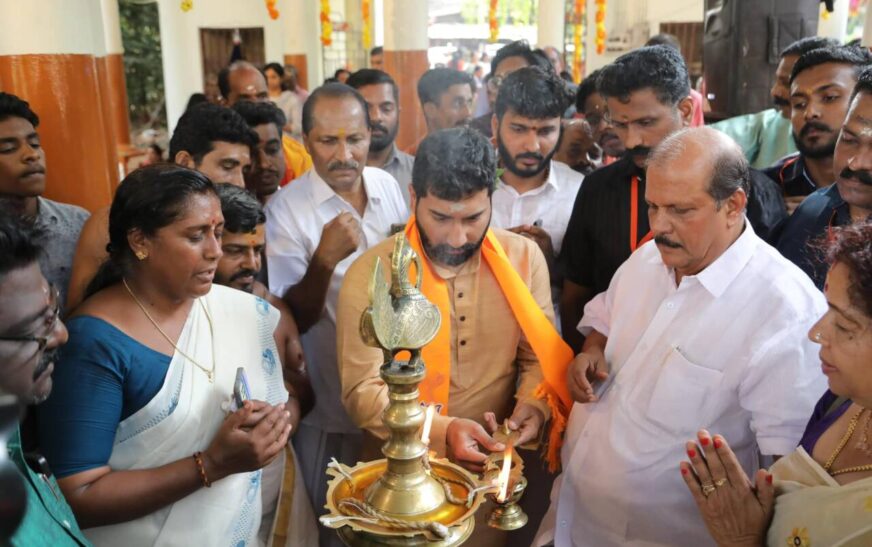 മഹാദേവ ക്ഷേത്ര ദർശനം നടത്തി ബിജെപി സ്ഥാനാർത്തി അനിൽ കെ ആന്റണി