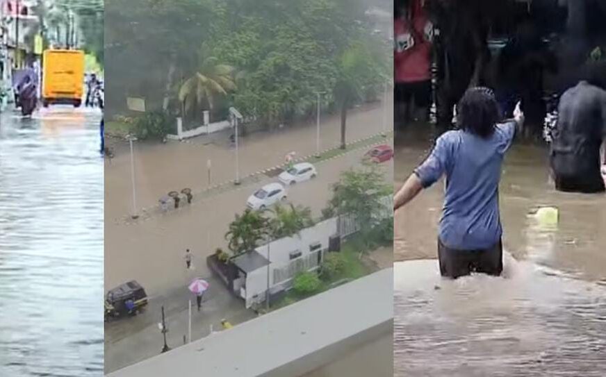 കനത്തമഴ തുടർന്നു : കൊച്ചിയില്‍ വെള്ളക്കെട്ട്, ഗതാഗതക്കുരുക്ക്