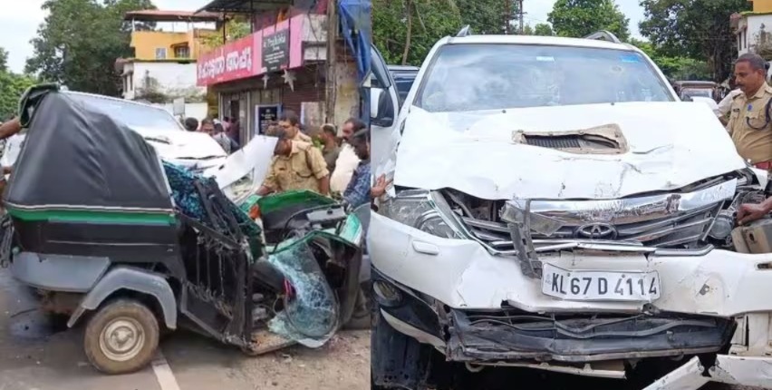 കാറും ഓട്ടോറിക്ഷയും കൂട്ടിയിടിച്ച് അപകടം ; ഓട്ടോഡ്രൈവര്‍ മരിച്ചു