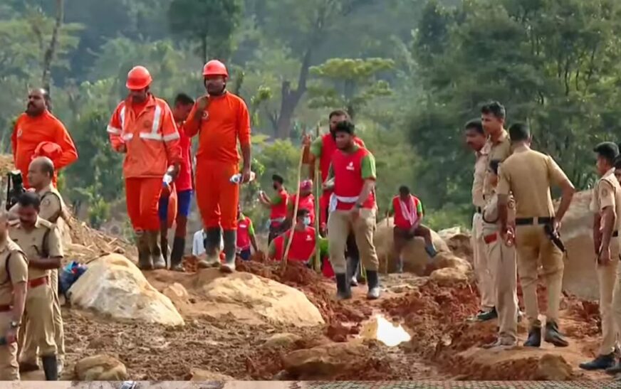 കനത്ത മഴ; വയനാട് ദുരന്തമേഖലയിലെ ഇന്നത്തെ തിരച്ചിൽ അവസാനിപ്പിച്ചു