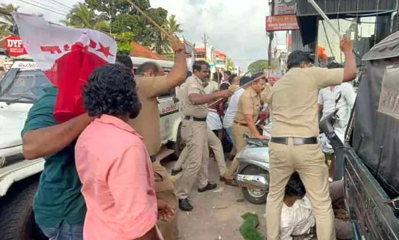 അഞ്ചലിൽ എസ്.എഫ്.ഐ- എ.ഐ.എസ്.എഫ് പ്രവർത്തകർ വീണ്ടും ഏറ്റുമുട്ടൽ