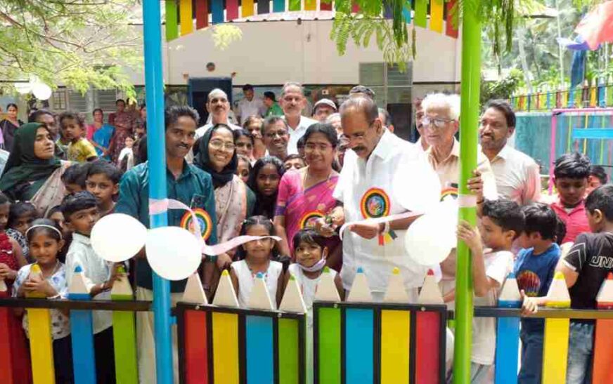 മരുതൂർ എൽ പി യിലെ വർണ്ണക്കൂടാരം മന്ത്രി ശശീന്ദ്രൻ ഉദ്ഘാടനം ചെയ്തു