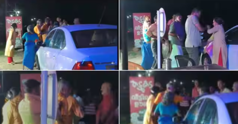 പത്തനംതിട്ടയിലെ തട്ടുകടയിൽ നടന്ന കൂട്ടത്തല്ലിന്‍റെ ദൃശ്യങ്ങൾ പുറത്ത്