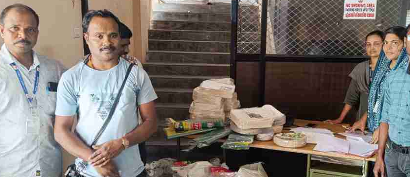 നിരോധിത പ്ലാസ്റ്റിക് ഉൽപന്നങ്ങൾ പിടിച്ചെടുത്തു