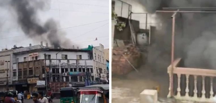 ചാ​ര്‍​മി​നാ​റി​ന് സ​മീ​പം ഉണ്ടായ തീപിടുത്തം ; 17 മരണമെന്ന് റിപ്പോര്‍ട്ട്