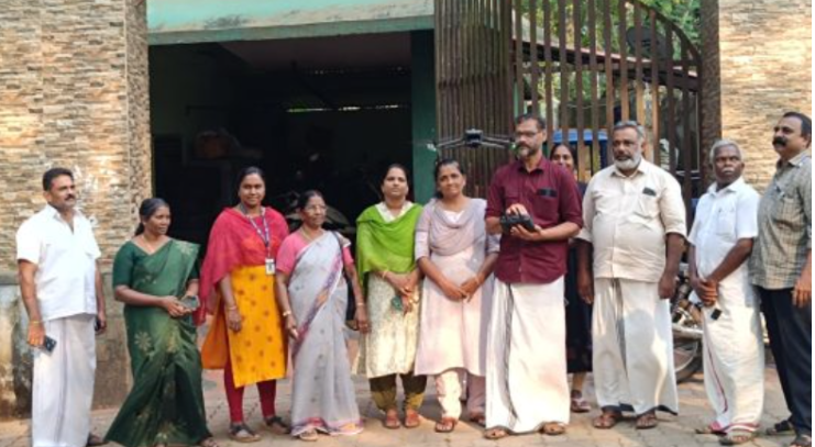 സുസ്ഥിര വികസനം വിരല്‍ത്തുമ്പില്‍; ഡിജിറ്റല്‍ മാപ്പിംഗ് ഡ്രോണ്‍ സര്‍വേയുമായി ഇരവിപേരൂര്‍