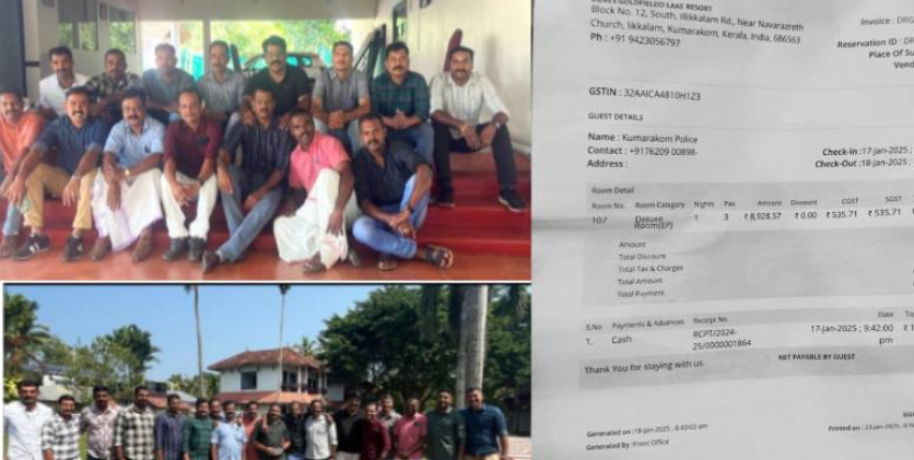 കുമരകത്തെ റിസോർട്ടിൽ രഹസ്യയോഗം ; ജയിൽ ഉദ്യോഗസ്ഥർക്കെതിരെ നടപടി