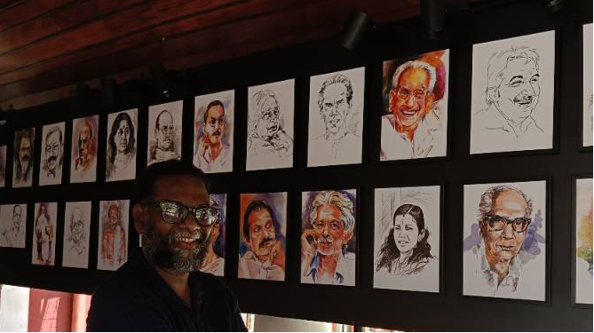 എന്റെ കേരളം ; ശ്രദ്ധേയമായി ഛായാചിത്ര കോർണർ