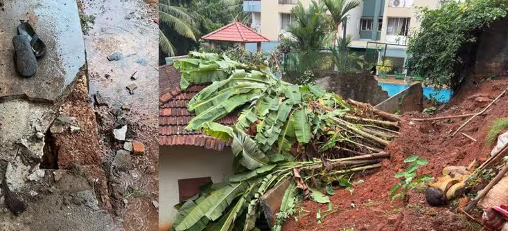 കനത്ത മഴയില്‍ വ്യാപക നാശനഷ്ടം ; 60 വീടുകള്‍ ഭാഗികമായി തകര്‍ന്നു