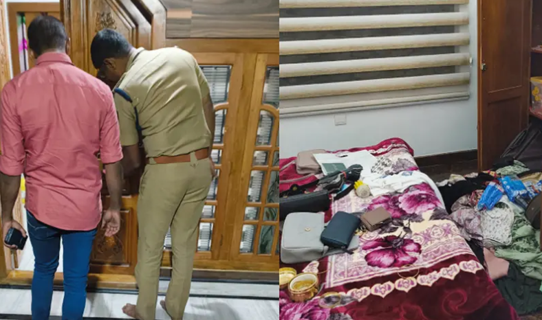 കാസർകോട് വീട് കുത്തിത്തുറന്ന് 22 പവന്‍ സ്വര്‍ണം മോഷ്ടിച്ചു