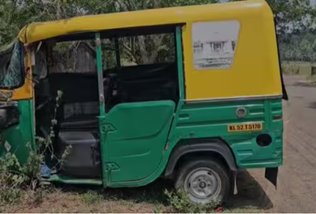 ഓ​ട്ടോ​റി​ക്ഷ നി​യ​ന്ത്ര​ണംവി​ട്ട് മ​റി​ഞ്ഞ് ഡ്രൈ​വ​ർ മ​രി​ച്ചു