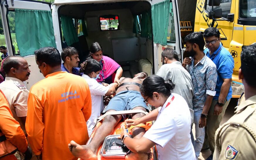 അയ്മനം ഗ്രാമ പഞ്ചായത്തിൽ പ്രളയ മോക്ഡ്രിൽ സംഘടിപ്പിച്ചു