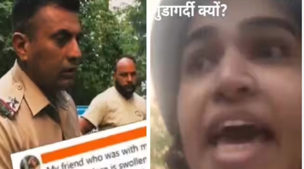 സ്കൂട്ടർ തടഞ്ഞുനിർത്തി പിഴയീടാക്കാൻ ശ്രമിച്ചത് ചോദ്യം ചെയ്തു; യുവതിയെ മർദ്ദിച്ച് ഫോൺ വലിച്ചെറിഞ്ഞ് പോലീസ്