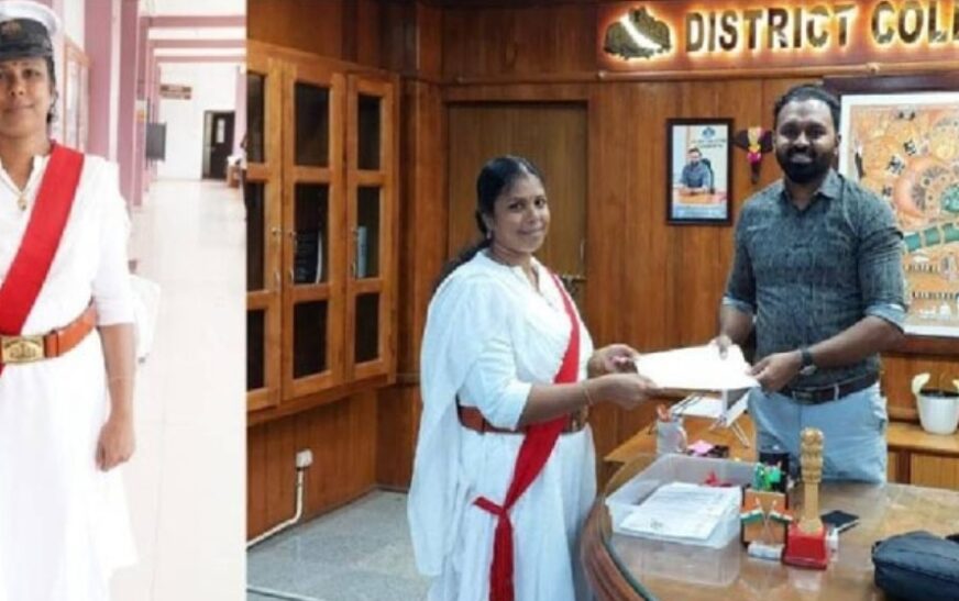 ഇതാ പത്തനംതിട്ടയിലെ ആദ്യ വനിതാ ഡഫേദാ‍ർ; ടി.അനൂജ ചുമതലയേറ്റു
