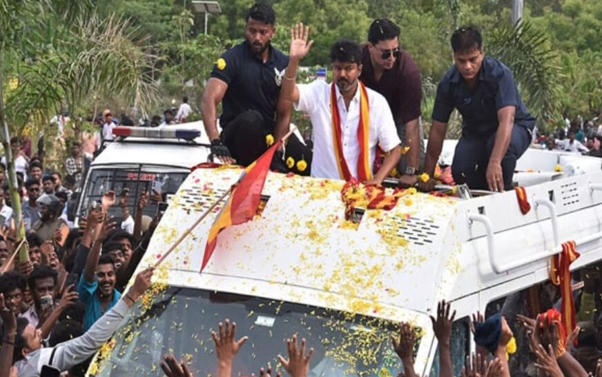 തമിഴക വെട്രി കഴകം പ്രവർത്തകർക്കെതിരെ കേസ്