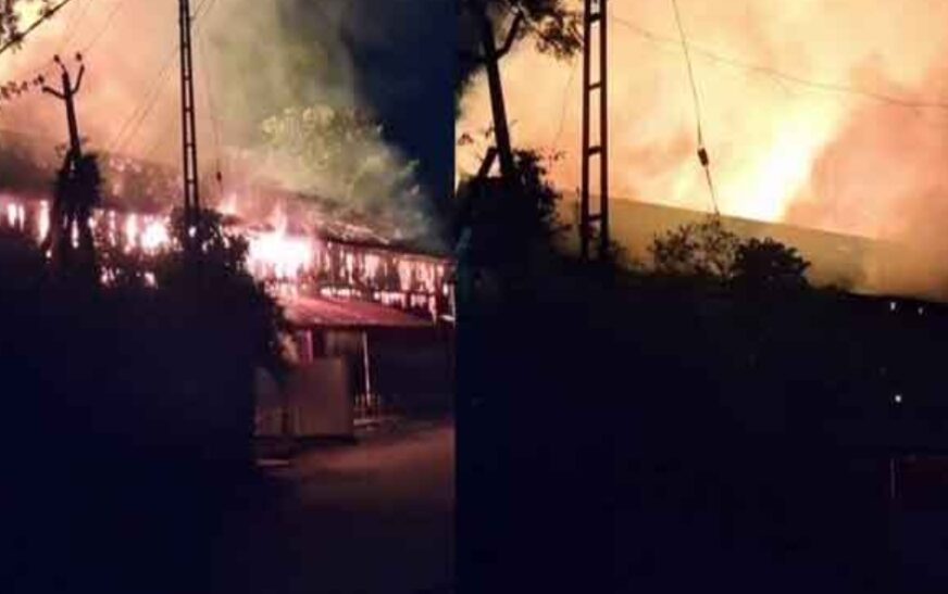 പത്തനംതിട്ട തിരുവല്ലയിൽ ബിവറേജസ് ഗോഡൗണിൽ വൻ തീപിടുത്തം