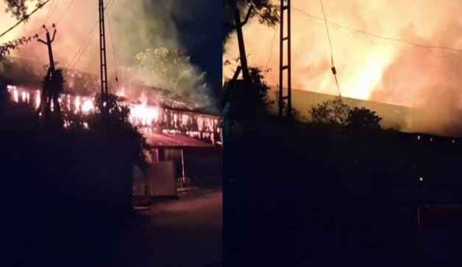 പത്തനംതിട്ട തിരുവല്ലയിൽ ബിവറേജസ് ഗോഡൗണിൽ വൻ തീപിടുത്തം