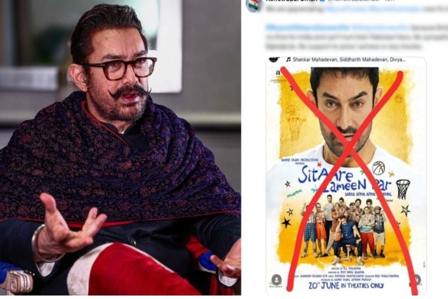 ആമിർ ഖാന്റെ ‘സിതാരേ സമീന്‍ പര്‍’ ബഹിഷ്‌കരിക്കാൻ സോഷ്യല്‍ മീഡിയ ക്യാമ്പയിൻ