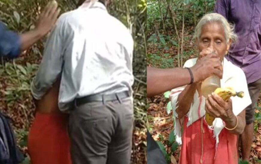 പഞ്ചാരക്കൊല്ലിക്ക് സമീപത്തുനിന്ന് കാണാതായ ലീലയെ വനത്തിനുള്ളിൽ നിന്നും കണ്ടെത്തി ആർആർടി സംഘം