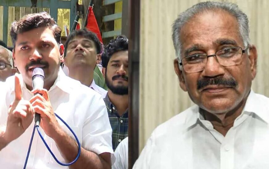 വനംവകുപ്പ് മന്ത്രി എ കെ ശശീന്ദ്രനെതിരെ മലപ്പുറം ഡിസിസി പ്രസിഡന്റ്