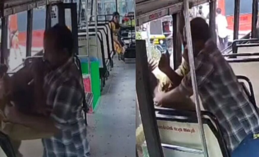 തിരുവനന്തപുരത്ത് നഗരമധ്യത്തിൽ സ്വകാര്യ ബസ് കണ്ടക്ടര്‍ക്ക് കുത്തേറ്റു
