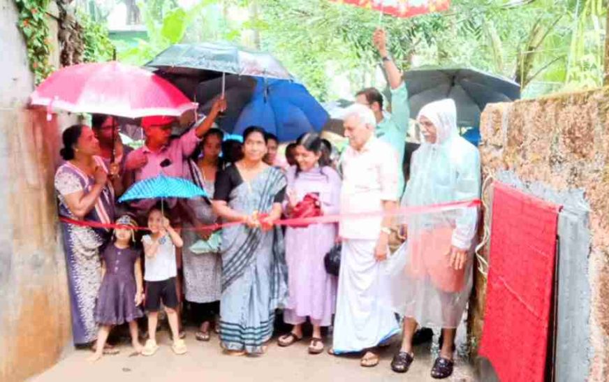 ചേര്‍ച്ചംകണ്ടി കുന്നോത്ത് കനാല്‍ റോഡ് ഉദ്ഘാടനം ചെയ്തു