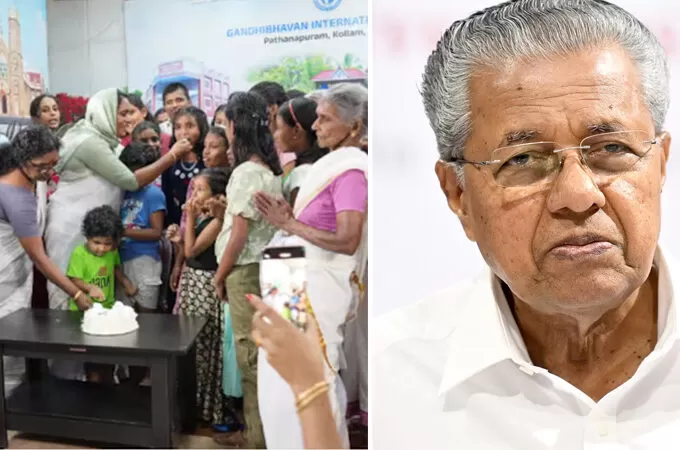 പിറന്നാള്‍ ദിനത്തില്‍ ഗാന്ധിഭവനിലെ അന്തേവാസികള്‍ക്ക് സദ്യയൊരുക്കി മുഖ്യമന്ത്രി പിണറായി വിജയൻ