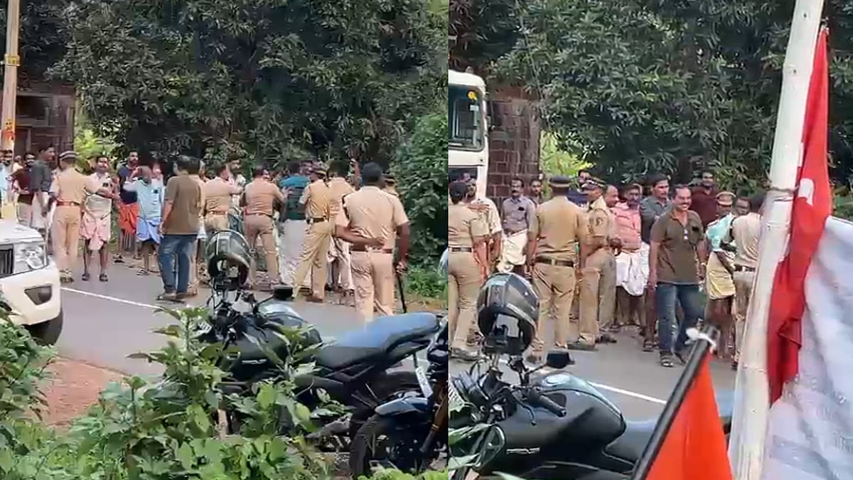 കോണ്‍ഗ്രസ് പ്രകടനത്തിലേക്ക് ഇരച്ചു കയറി സിപിഎം പ്രവര്‍ത്തകര്‍..കല്ലേറും കയ്യേറ്റവും, പരാതി…