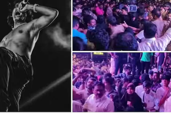 വേടന്റെ സംഗീത പരിപാടി കാണാനെത്തിയത് വന്‍ ജനക്കൂട്ടം: തിക്കിലും തിരക്കിലും നിരവധി പേര്‍ക്ക് പരിക്ക്