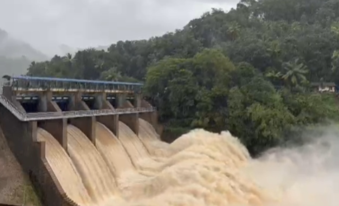 കല്ലാർകുട്ടി ഡാമിൻറെ എല്ലാ ഷട്ടറുകളും ഉയർത്തി