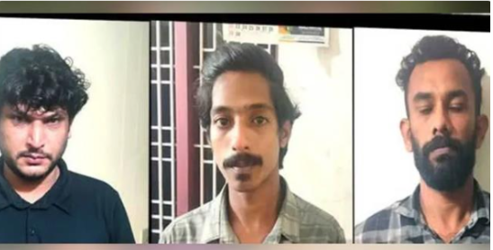 എം​ഡി​എം​എ ക​ട​ത്താ​ൻ ശ്ര​മം; മൂ​ന്നു​പേ​ർ പി​ടി​യി​ൽ