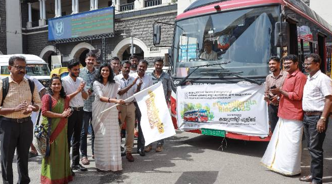 പരിസ്ഥിതി ദിനത്തിൽ തദ്ദേശ സ്വയംഭരണ വകുപ്പിന്റെ ‘ഗ്രീൻ കേരളാ റൈഡ്’ ശ്രദ്ധേയമായി