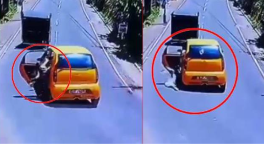 ഓ​ടു​ന്ന കാ​റി​ൽ നി​ന്നും ര​ണ്ട്പേ​ർ തെ​റി​ച്ചു വീ​ണു