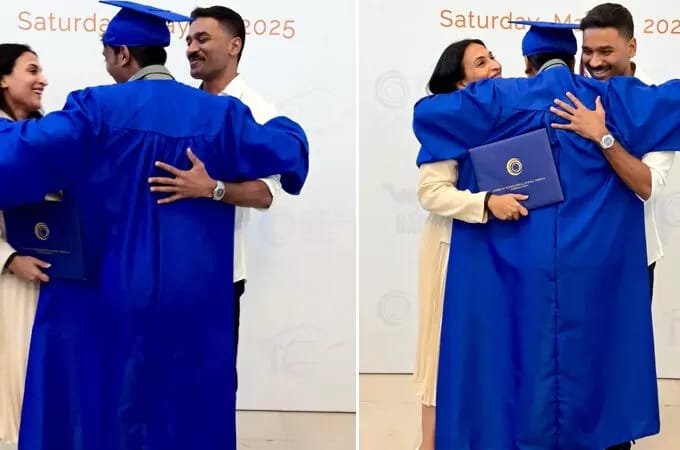 മകന്‍ യാത്രയുടെ ഗ്രാജുവേഷന്‍ ചടങ്ങില്‍ ഒരുമിച്ചെത്തി ധനുഷും ഐശ്വര്യയും