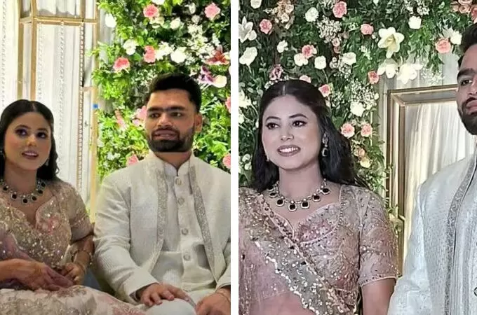 വൈറലായി റിങ്കു സിങ്ങിന്റെയും പ്രിയ സരോജിന്റേയും വിവാഹനിശ്ചയം