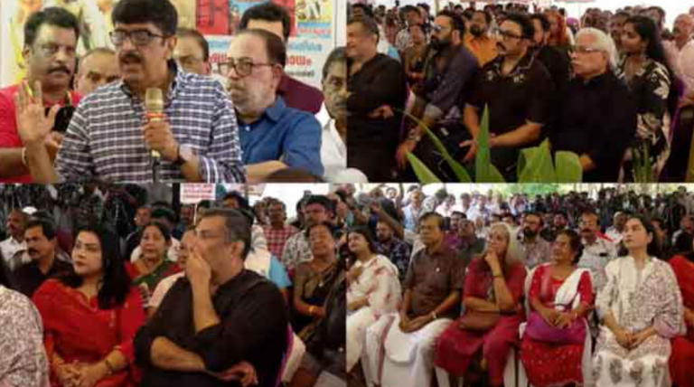 സെൻസർ ബോർഡ് ഓഫീസിലേക്ക് സിനിമ പ്രവർത്തകർ പ്രതിഷേധ മാർച്ച് നടത്തി