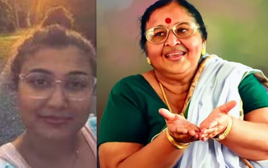 മുത്തശിയുമായുള്ള മുഖസാദൃശ്യം പങ്കുവെച്ച് വിസ്മയ മോഹന്‍ലാല്‍