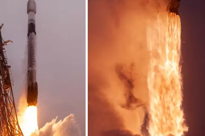 മനുഷ്യരുടെ ഭൗതികാവശിഷ്ടങ്ങളുമായി ഫാല്‍ക്കണ്‍ 9 റോക്കറ്റ് ബഹിരാകാശത്തേക്ക്