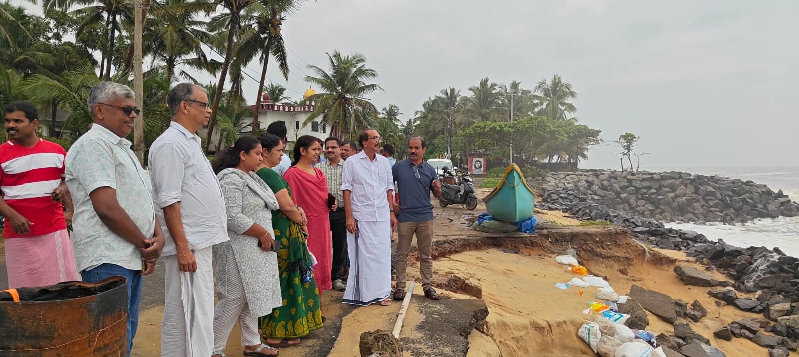 കാപ്പാട്ടെ കടലാക്രമണത്തിന് അടിയന്തര പരിഹാരം; 20 ലക്ഷം രൂപ അനുവദിച്ചു