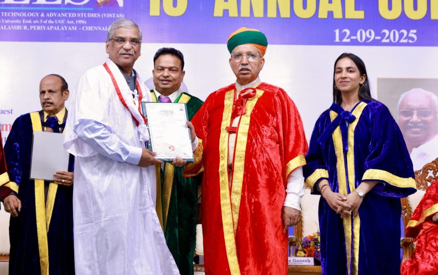 ഇസാഫ് സ്ഥാപകൻ കെ പോൾ തോമസിന് വേൽസ് യൂണിവേഴ്സിറ്റിയുടെ അക്കാദമിക് ഡോക്ടറേറ്റ്