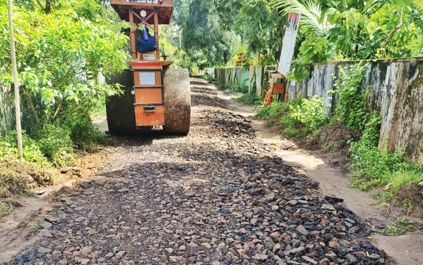 പുനര്‍നിര്‍മ്മാണം പുരോഗമിക്കുന്നു: കോൺവന്‍റ്-കോപ്പായി റോഡ് ഉടൻ ഗതാഗതയോഗ്യമാകും