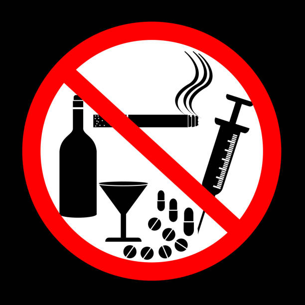 no alcohol, no drugs, sign